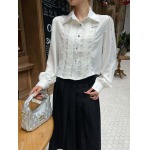 2026年2月26日入荷早春新作 miumiuシャツファッション/誕生日プレゼント/贈り物 can工場