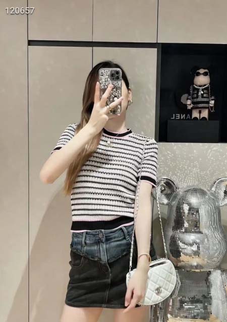 2026年3月6日入荷早春新作Chanelニット半袖女性用ファッション/誕生日プレゼント/贈り物 can工場