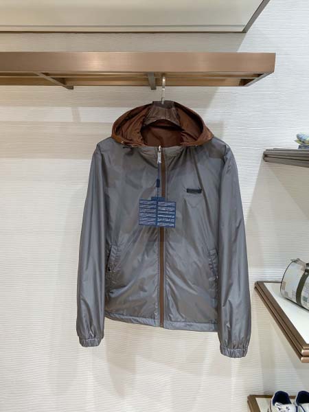 2026年3月6日入荷春秋新作Pradaジャケット高品質DH工場