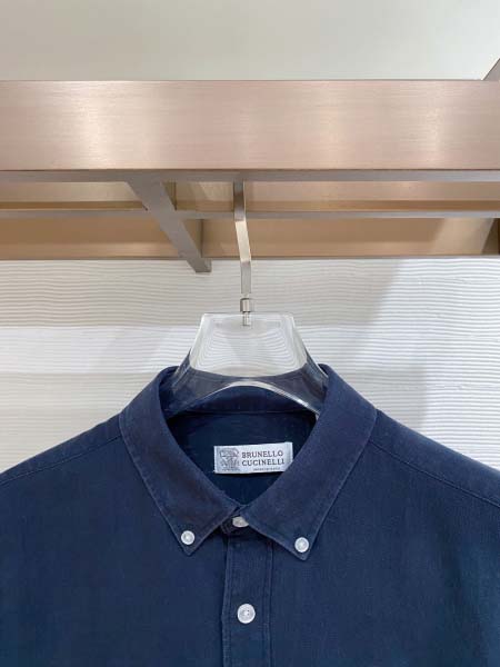 2026年3月7日入荷春夏新作Brunello Cucinelliシャツ高品質DH工場