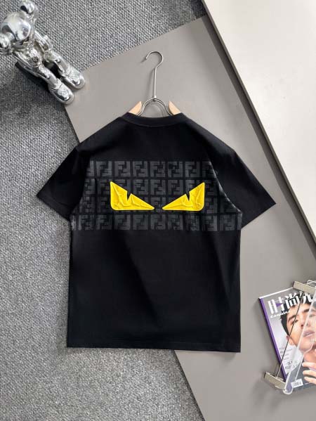 2026年3月13日新作FENDI半袖 tシャツ高品質人気商品/誕生日プレゼント/FF工場