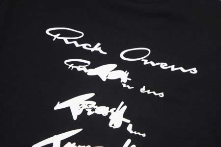 2026年3月17日新作RICK Owens x Tommy Cash半袖 tシャツ人気商品/誕生日プレゼント/FF工場