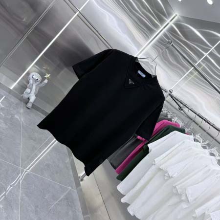 2026年3月17日新作Prada半袖 tシャツ人気商品/誕生日プレゼント/FF工場