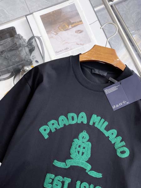 2026年3月28日入荷新作Prada半袖Tシャツ春夏高品質超厳選★入手困難/LD工場