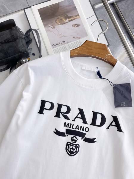 2026年3月28日入荷新作Prada半袖Tシャツ春夏高品質超厳選★入手困難/LD工場