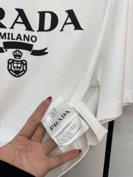 2026年3月28日入荷新作Prada半袖Tシャツ春夏高品質超厳選★入手困難/LD工場
