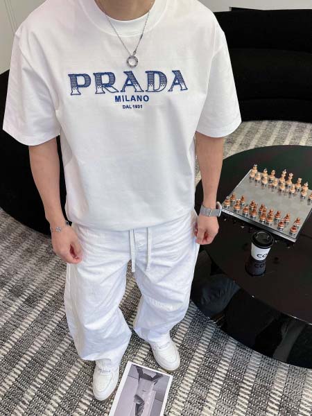 2026年3月28日入荷新作Prada半袖Tシャツ春夏高品質超厳選★入手困難/LD工場