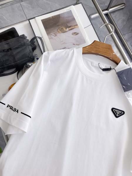 2026年3月31日入荷新作Prada半袖Tシャツ春夏高品質超厳選★入手困難/LD工場