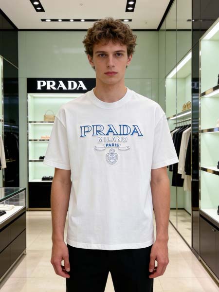 2026年3月31日入荷新作Prada半袖Tシャツ春夏高品質超厳選★入手困難/LD工場