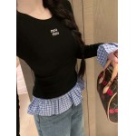 2026年3月6日入荷早春新作 Miumiuアンダーシャツファッション/誕生日プレゼント/贈り物 can工場