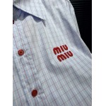 2026年3月6日入荷早春新作 Miumiuシャツファッション/誕生日プレゼント/贈り物 can工場