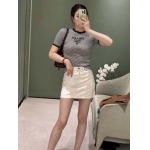 2026年3月6日入荷早春新作Pradaニット半袖女性用ファッション/誕生日プレゼント/贈り物 can工場