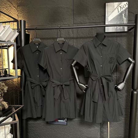 2026年3月21日入荷早春新作Loeweワンピース女性用フ...