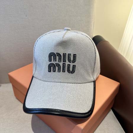 2026年3月22日入荷早春新作MiuMiu帽子／野球帽ファ...