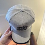 2026年3月22日入荷早春新作MiuMiu帽子／野球帽ファッション/誕生日プレゼント/贈り物 HT工場