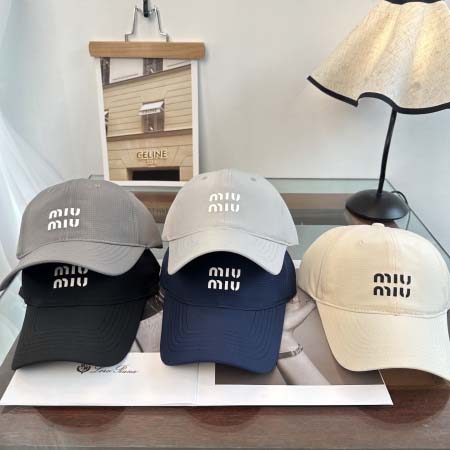 2026年3月22日入荷早春新作MiuMiu帽子／野球帽ファ...