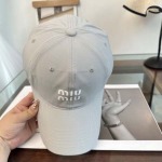 2026年3月22日入荷早春新作MiuMiu帽子／野球帽ファッション/誕生日プレゼント/贈り物 HT工場