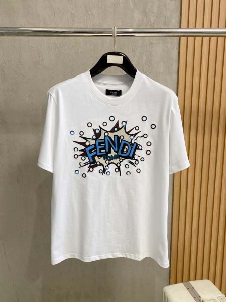 2026年3月27日入荷新作Fendi半袖Tシャツ春夏高品質...