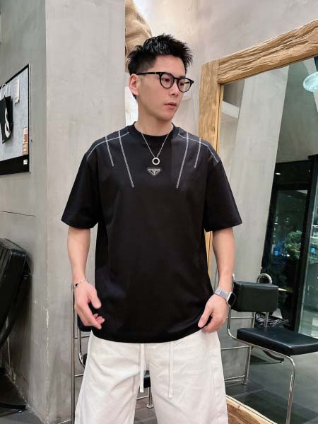 2026年3月28日入荷新作Prada半袖Tシャツ春夏高品質...