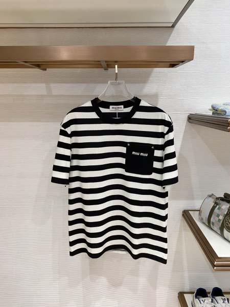 2026年3月31日入荷新作miumiu半袖Tシャツ春夏高品...