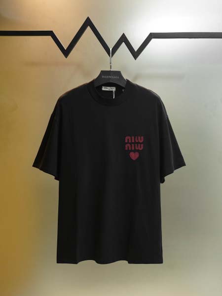 2026年4月16日新作MiuMiu半袖 tシャツ高品質/誕...